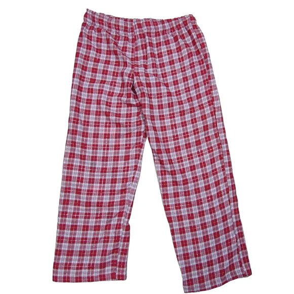 Arkansas Razorbacks Plaid Pajama Pants Metallic Lounge Sleepwear Adult Large - Picture 6 of 7